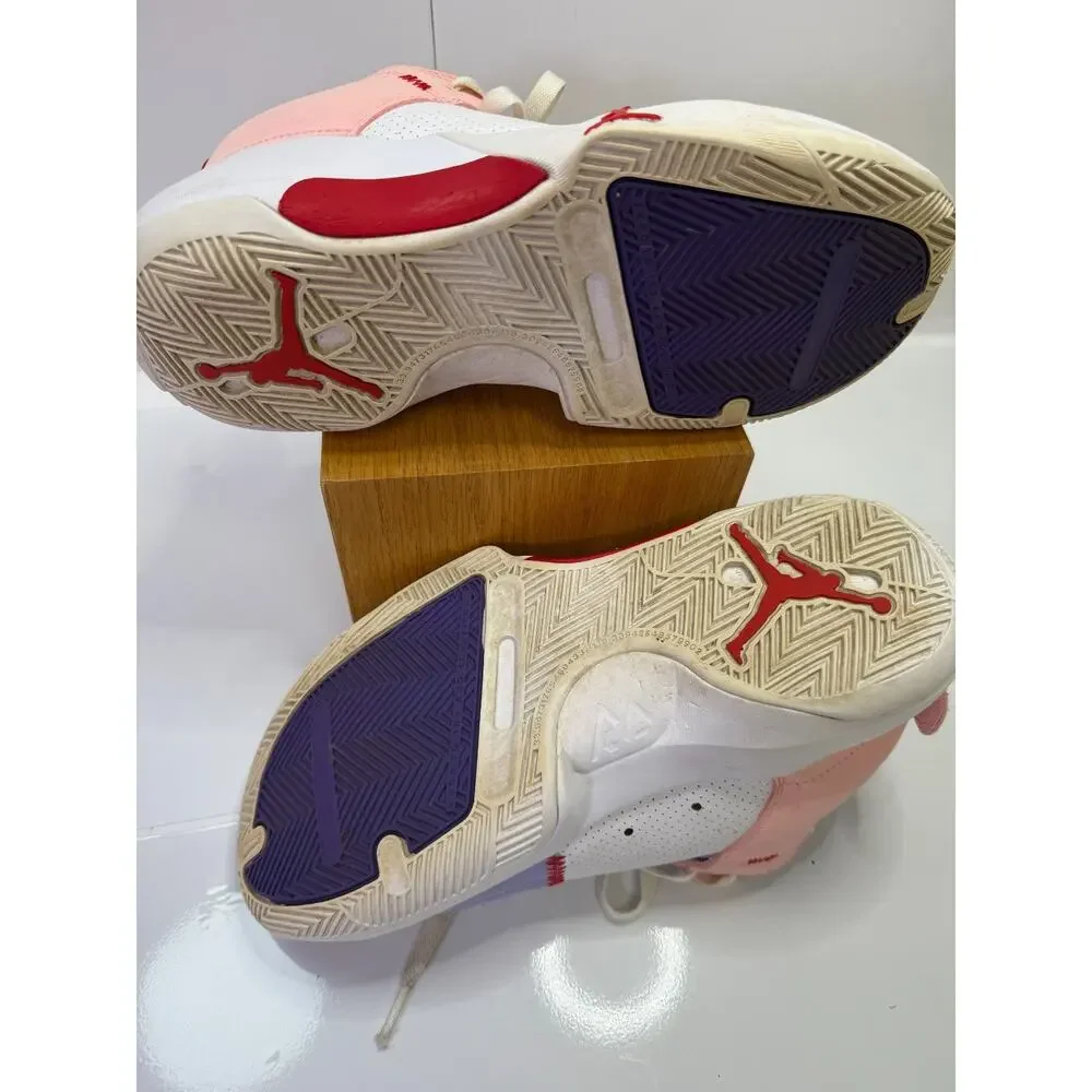 Nike Jordan One Take 4 SE Pink White Lavender Basketball Sneakers Girls 6Y